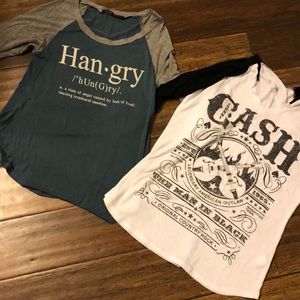 Raggs II riches & Zion shirts